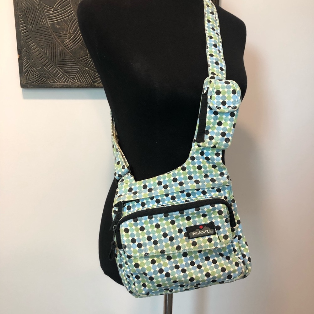 Kavu Crossbody Bag in Blue and Green